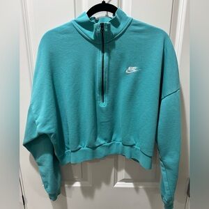 Nike cropped 1/4 zip